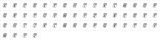 KR Seeds Regular Character Map KR Seeds Regular Character Map