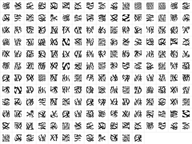 PalatinosTypeSoup Regular Character Map PalatinosTypeSoup Regular Character Map