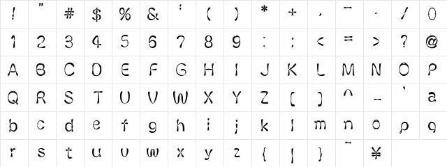 Ballon Alphabet Regular Character Map Ballon Alphabet Regular Character Map