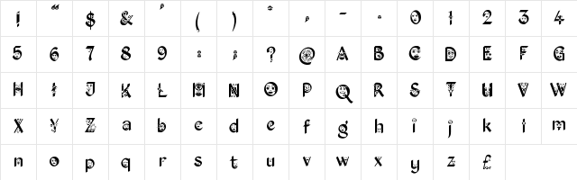 Kingthings Facetype Regular Character Map Kingthings Facetype Regular Character Map