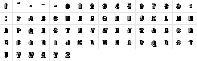 BangstonfatsPlain-Normal Regular Character Map BangstonfatsPlain-Normal Regular Character Map