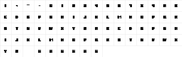 Salmiak Bold Rounded Regular Character Map Salmiak Bold Rounded Regular Character Map