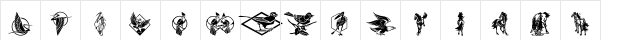 Beautiful Beasts Regular Character Map Beautiful Beasts Regular Character Map