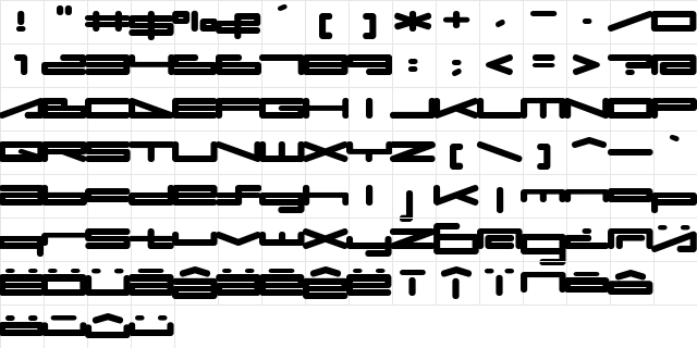 umop Regular Character Map umop Regular Character Map