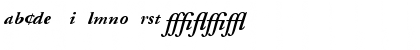 Adobe Garamond Semibold Italic Expert Font
