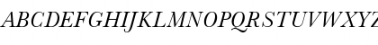 Baskerville No.2 Italic Font