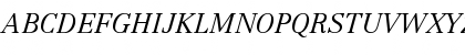 Linotype Centennial LT 46 Light Italic Font