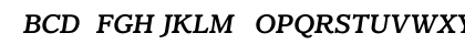 ClaremontMediumItalic Regular Font