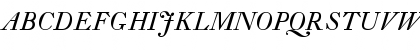 DTLFleischmannDCaps Italic Font