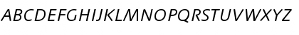 LinotypeSyntaxSC Italic Font