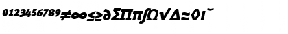 MetaBlackCyr-ItalicCapsExp Regular Font