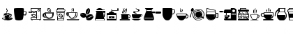 coffee icons Regular Font