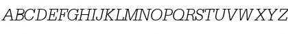 CentricLightSSK Italic Font