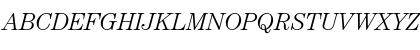 CenturyITC Light Italic Font