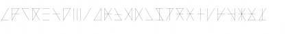 Madeon Runes Light Regular Font