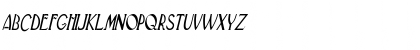 Deco-Condensed Italic Font