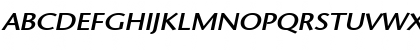 Optimist Extended Bold Italic Font