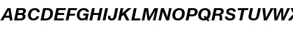Helvetica Neue ET Pro 76 Bold Italic Font
