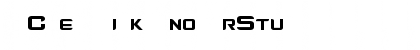 Counter-Strike Logo Regular Font