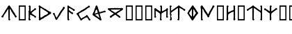 Barddas Runes Regular Font