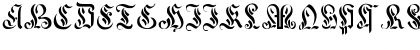 Curved Manuscript, 17th c. Regular Font