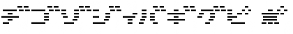 D3 DigiBitMapism Katakana Regular Font