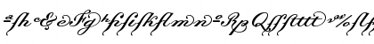 Dalliance Script Ligatures Font