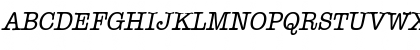 Dateline Italic Font