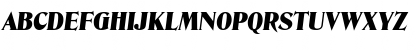 DenverSerial-Black Italic Font
