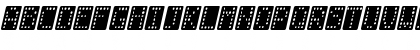 Domino normal kursiv Regular Font