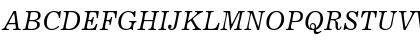 Exemplary RegularItalic Font