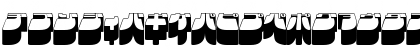 Frigate Katakana - 3D Regular Font