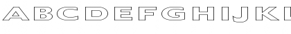 FZ BASIC 55 HOLLOW EX Normal Font