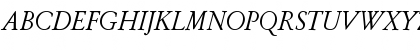 GaramondItalic Regular Font