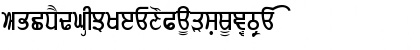 Gurmukhi-Normal Regular Font