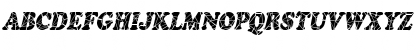 Marshmallow Cracked-Condensed Italic Font
