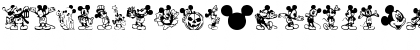 Mickey Mousebats Regular Font