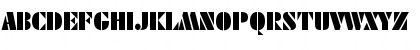ArmyBlack Plain Font