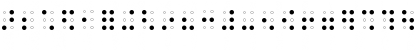 Braille AOE Regular Font