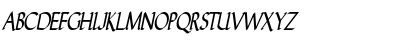 GuntherNarrow Italic Font