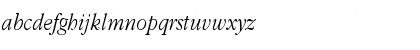 Apple Garamond Light Italic Font