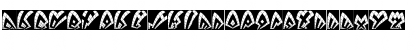 Dack ShatteredNegative Font