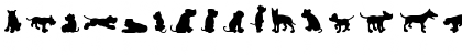 Dog30 Silhouette Font