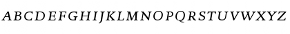 DTL Documenta T Caps Italic Font