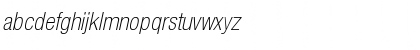 Helvetica Neue 37 Thin Condensed Oblique Font