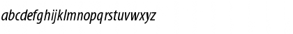 Myriad Condensed Italic Font