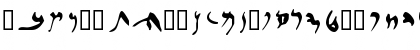 Elephantine Aramaic Font