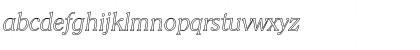 ChristianBeckerOutline-ExLight Italic Font
