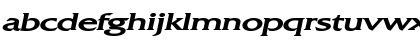 Franco Extended Bold Italic Font