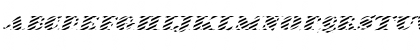 FZ JAZZY 38 STRIPED ITALIC Normal Font